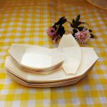 OEM Disposable Bamboo Sushi Boat For Restaurant for sale