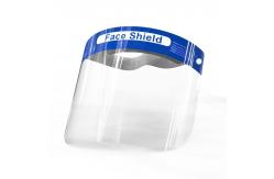 China CE FDA Protective Face Shield PET Clear Plastic Face Shield High Transparency supplier