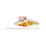 Ceiling Acrylic Transparency Passenger Elevator White Arch Light Emitting Panel