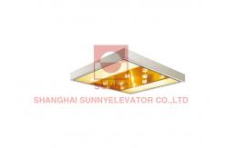 China Ceiling Acrylic Transparency Passenger Elevator White Arch Light Emitting Panel supplier