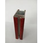 Machined Wood Finish Aluminium Profiles High Coating Hardness And Strong Adhesion for sale