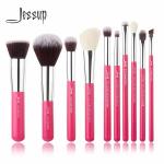 Rose Carmine Natural Makeup Brushes Set for sale