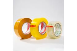 China Customized Packaging Adhesive Shipping Tape Clear Yellow Plastic BOPP Packing Tape supplier