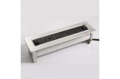 China one piece available customized motorized desk socket used in meeting room EK6306 supplier