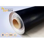 High Temperature Thermocovers Ptfe Coated Glass Fabric 1 Side 17OZ Fire Barrier for sale