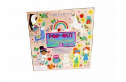 China Giant 20pcs Paper Jigsaw Puzzle Pop Out Rainbow Fairy Floor Puzzle supplier