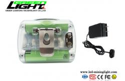 China Fire Resistant Cordless Cap Lamp Anti Explosive 15000lux Transparent PC supplier