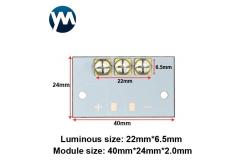 China UV Light Module 30W Line Light Source Module Quartz Lens Lamp Beads supplier