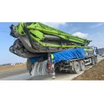 Used Zoomlion 63m Concrete Pump Truck Pumping Efficiently And In Good Condition