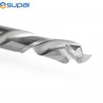 Solid Carbide CNC Bits Wood End Mill ODM HRC45 2 Flute