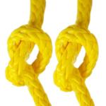 Double Braided Combined Polyester UHMWPE Rope Line For Ship Towing And Mooring for sale