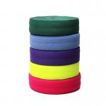 2cm Stock Plush Nylon Spandex Fold Over Elastic For Cloth