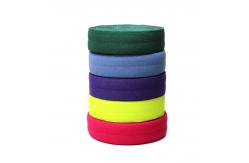 China 2cm Stock Plush Nylon Spandex Fold Over Elastic For Cloth supplier