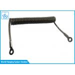 Prevent Loss Extension Spring Safety Cable Plastic Coated Stainless Steel Wire Rope for sale
