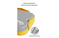 China PP Material Airtight Plastic Bento Lunch Box for School Durable and Practical supplier