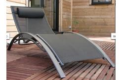 China Comfortable Resin Textile Lounge Chair For Balcony Patio Garden supplier