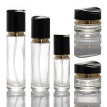 Luxury 100ml 120ml 200ml Glass Lotion Bottles Cosmetic Perfume Oil Cream Lotion Transparent Thick Wall for sale