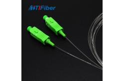 China FTTH Indoor Invisible Transparent Patch Cord SC / APC supplier