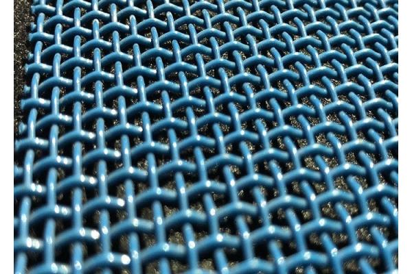 High Temperature Resistant Polyester Mesh Belt Plain Weave Square Hole