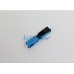 Singlemode Fiber Optic Connector Sc / Upc , Fast Fiber Optic Cable Connectors