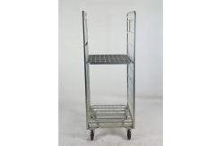 China Light Duty 52KG 4 Sided Nesting Folding Roll Cage Containers supplier