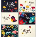 Beautiful Picture Thank U Greeting Card For Ceremony OEM / ODM Available for sale