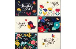 China Beautiful Picture Thank U Greeting Card For Ceremony OEM / ODM Available supplier