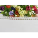 Polyester Water Soluble Lace Ribbon Trim Scalloped Edging For Interior Decoration / Garments for sale