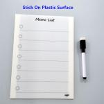 White Sticky Dry Erase Board A4 A5 168*230mm 1000 Times Stickable for sale
