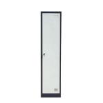 One Door Staff Locker Apartment H1850mm Single Metal Cabinet for sale