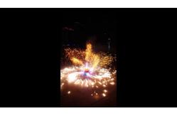 China Spinning Lotus Flower Fountains Fireworks Outdoor Sparkling For Festivals supplier