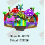 Mushroom Theme Small Young Children Playground With Small Slide