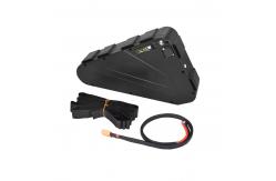 China Triangle Ebike Dual Battery Lithium Ion pack 24v 36v 48v 28.8ah supplier