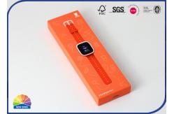 China Electrical Watch UV Coating Thin Folding Carton Box With EVA Form supplier