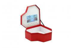 China Heart Shape USB LCD Screen Video Gift Box 3GP MKV Video format 512MB Memory supplier