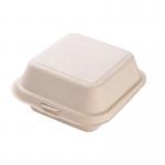 6x6 Bagasse Clamshell To Go Box Take Out for Lunch for sale