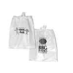 Hotel laundry, family storage, travel out, white PE beam-mouth packaging bag for sale