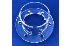 China CNC Finishing Seal Quartz Flange Welding And Drilling supplier
