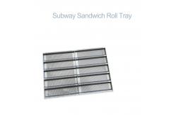 China Rk Bakeware China Foodservice Custom Glazed Aluminum Subway Sub Roll Sandwich Tray supplier