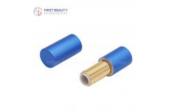 China Customizable Round Plastic Empty Lipstick Tube with Snap On Cap supplier