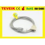 Massimo SpO2 Extension Cable 14 Pin to DB9 For Atom Medical Biomedical OPT30 for sale
