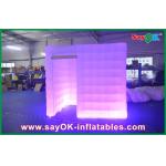 Inflatable Photo Studio White Lighting Cube Inflatable Photo Booth Tent Left Door For Party for sale