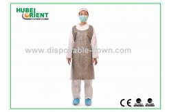 China Odorless Non Irritating Free Size Single Use PE Apron supplier