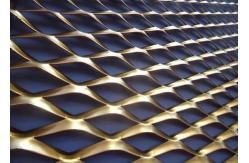China Expanded Wire Mesh 24in X 24in Pattern Anodized Industrial Stretching Metal Sheet supplier