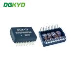 KTGP2404SR 1000BASE-TX Integrated Ethernet Transformer Gigabit Ethernet Filter POE 24PIN SMD for sale