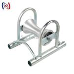 160x165mm Galvanzied Aluminum Heavy Duty Cable Rollers for sale
