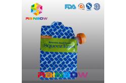 China Laminated Layer Material Recycled Liquid Spout Bags With Zipper For Baby Food supplier