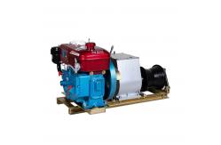 China 5Ton Diesel Cable Pulling Winch 50KN Hand Pulled Fast Winch Cable Puller supplier