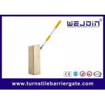 Heavy Duty Automatic Car Parking Barriers , Stainless Steel Security Boom Gates for sale