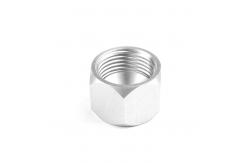 China Hexagon C45  5/8  JIC thread 37 degree  blocking pipe end cap nut supplier